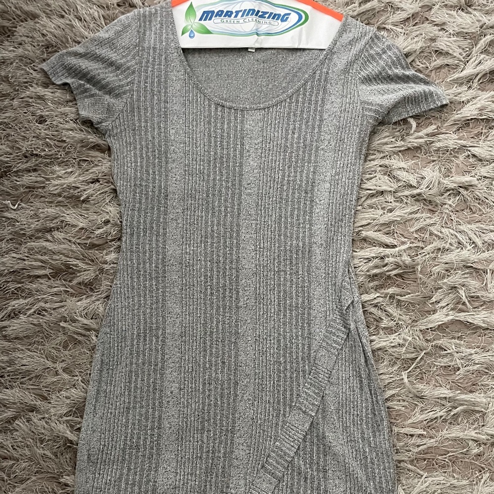 Gray mini dress